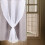 Raindrops Window Blackout Curtains Curtain Grey Polyester 1set 8