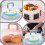 Small Cake Boxes Pink Plastic 2pcs 9.8x9.8x5.1in 5