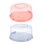 Small Cake Boxes Pink Plastic 2pcs 9.8x9.8x5.1in 11