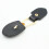 10Pairs Black PU Leather Toggle Buckles Durable Coat Closure Buttons 10