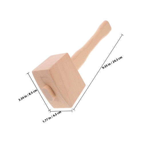 Marteau Bois Beige Compact Cuir Travail Du Bois 1