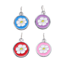 5pcs Dog Id Hangings Tag In Purple For Pet Owners Daily Use