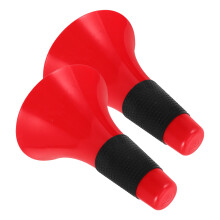 2 Pcs Football Training Loudspeaker 24.00x7.00x7.00cm Red