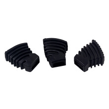 Drum Cymbal Stand Rubber Feet Black 3pcs
