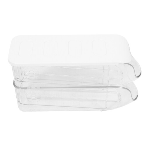 2Pièces Boîte À Œufs Transparent Rangement Pour Maison 2