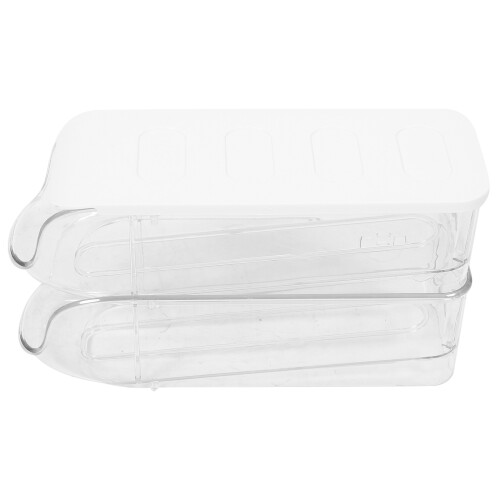 2Pièces Boîte À Œufs Transparent Rangement Pour Maison