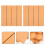 4 Pcs Interlocking Decking Tiles Puzzle Plant Pallets 5