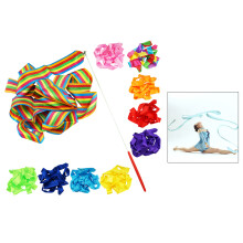 14Pcs Twirling Rod Ribbons in Assorted Colors for Gymnastics and Dance