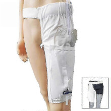 (XL, WHITE) Catheter Leg Bag Holder, Urine Leg Bag Holder Cover With Waist Belt, Foley Leg Bag Sleeve For Incontinence Urine Bag, Washable And Durable