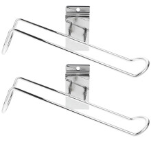 2 Pcs Mount Hard Skate Rack 24.00x8.50x6.00cm Silver