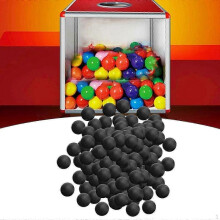 (black) 150pcs 40mm Bouncing Balls for Table Tennis, Family Games & Arts