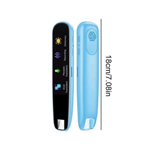(Blue) 116 Language Reader Pen Translation Scanner Dictionary Pen Ai Voice Camera Translators-hao 1