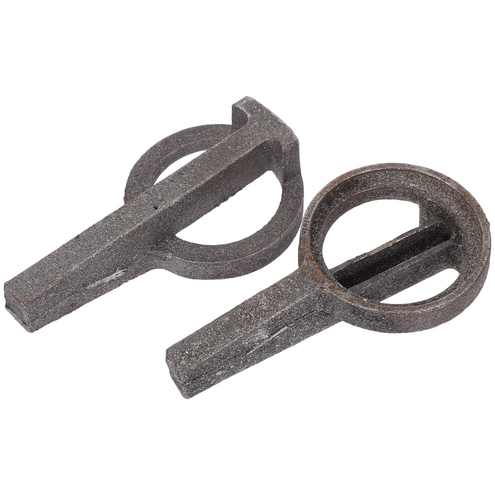 2Pcs Steel Scaffolding Coupling Pins Silver Locking Scaffold Accessory 3072457443133