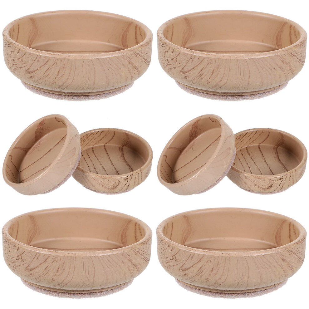 8Pcs Multi-Function Chair Wheel Stoppers Soundproof Furniture Coasters 3072457454047