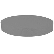 (160x90cm, Gray) Outdoor Round Hot Tub Cover Waterproof Spa Hot Tub Covers Dust Cover Zhexin