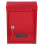 Boxes For Home Lockable Wall Mount Red Tinplate 1