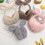 Rabbit Ear Muffs Plush Sequins Child Riding 8
