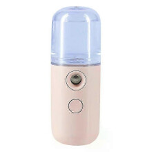 (Light Powder) Facial Sprayer Nano Mist Usb Rechargeable Portable Water Replenisher Cool Mist Maker Fogger Face Care Handheld Mini Humidifier