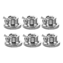 6 Pcs Combination Padlock Fingerprint Door Nut Snap