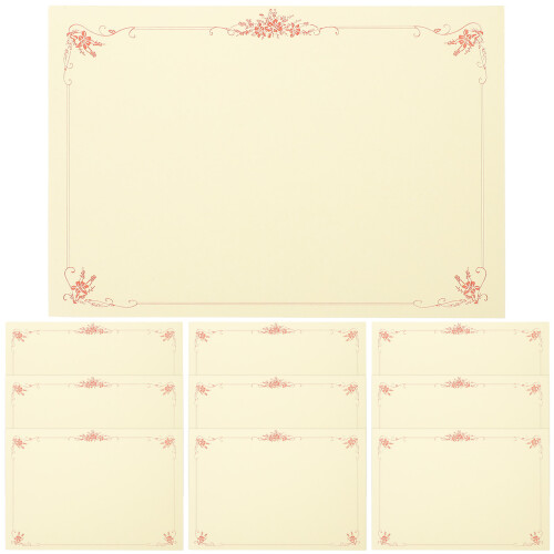100pcs Student No Words Paper Certificate