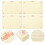 100pcs Student No Words Paper Certificate 3