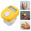 Manual Counter Clicker Counting Tool Yellow Plastic 1pcs 6