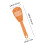 Orange PP Kitchen Spoon Potato Masher Garlic Grinder Cooking Tool 2