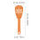 Orange PP Kitchen Spoon Potato Masher Garlic Grinder Cooking Tool 3