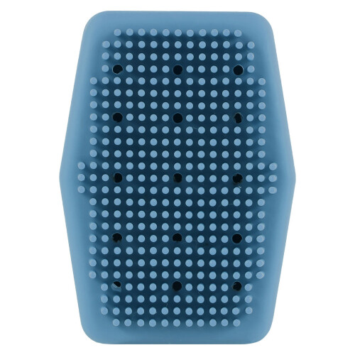 Soft Blue Silicone Baby Bath Brush Deep Clean and Massage Tool