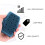 Soft Blue Silicone Baby Bath Brush Deep Clean and Massage Tool 5