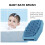 Soft Blue Silicone Baby Bath Brush Deep Clean and Massage Tool 11