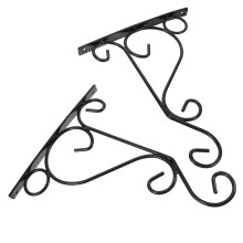 2pcs Wrought Iron Wind Lamp Hook Metal Mason Jar