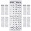 10pcs Keyboard Stickers Russian Multi-Language Pvc 8
