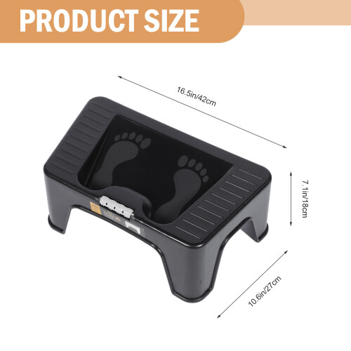 Portable Step Stool Plastic Footrest For Adults Home Use 1pack 1