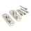 2Pcs Silver Stainless Steel U Shaped Ceiling Mount Hooks Durable 1