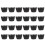 24pcs Black Paper Cake Wrapper For Celebration  Baking 2