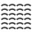 24pcs Black Paper Cake Wrapper For Celebration  Baking 1