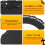 24pcs Black Paper Cake Wrapper For Celebration  Baking 10