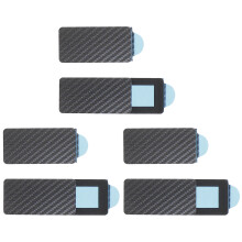 6Pcs Durable ABS Webcam Privacy Covers Black Laptop Camera Slides