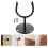 2 Pcs Baseball Bat Wall Mount Wall-Mounted Hole Label Black 11