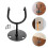2 Pcs Baseball Bat Wall Mount Wall-Mounted Hole Label Black 9