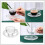 1Set Transparenter Glas Kaffee- Und Teebecher Mit Henkel, Dekorativ 10
