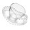 1Set Transparenter Glas Kaffee- Und Teebecher Mit Henkel, Dekorativ 8