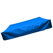 Blue Garden Sandpit Cover Foldable Sandbox Shade with Rope