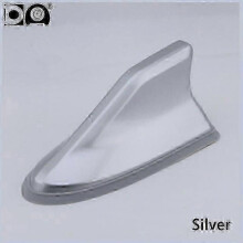 (Silver) Seat Ibiza Waterproof Shark Fin Antenna for Stronger Car Radio Signal