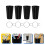 4Sets Durable Pegboard Cup Organizers and Hooks for Craft Room Storage 4