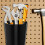 4Sets Durable Pegboard Cup Organizers and Hooks for Craft Room Storage 6