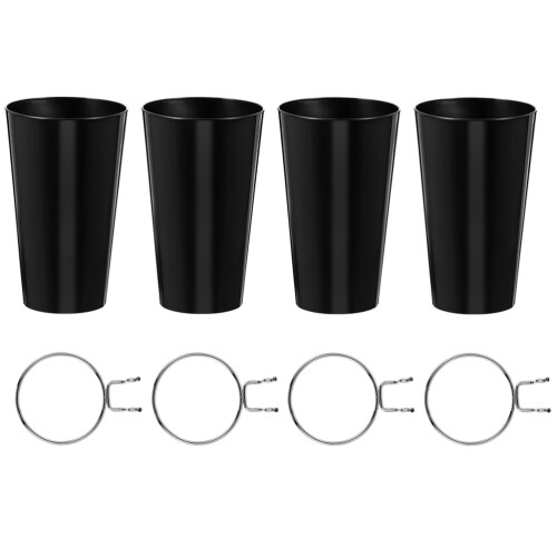 4Sets Durable Pegboard Cup Organizers and Hooks for Craft Room Storage 1