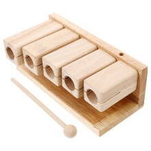 Percussion Block For Childhood Development Light Brown 1set