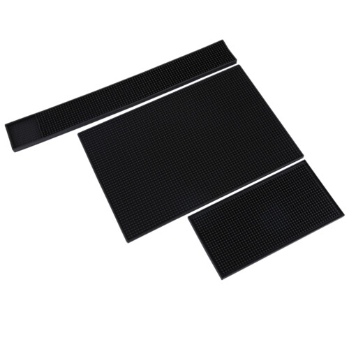 Anti-Slip Waterproof Pad Black Kitchen